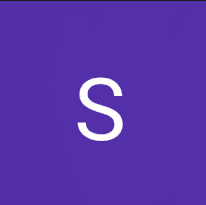 A white capital letter S centered on a solid purple background.